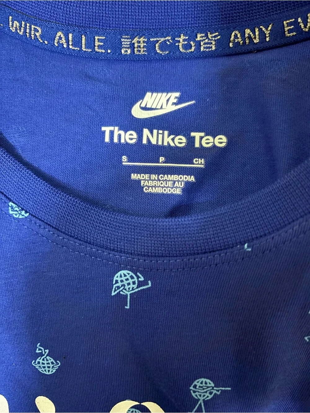 Nike Royal Blue USA Graphic Sleeveless Tank